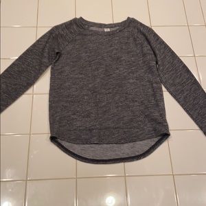 Girls grayish, blackish long sleeve/sweater
